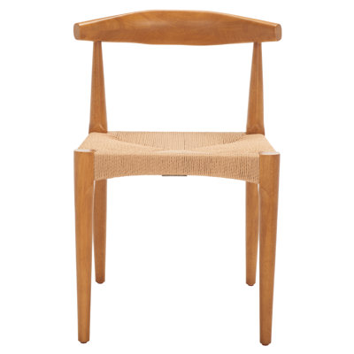 Hank Solid Wood Side Chair in Light Brown