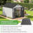 Patio Plastic Portable Outdoor Storage Shed with Deck-127386047