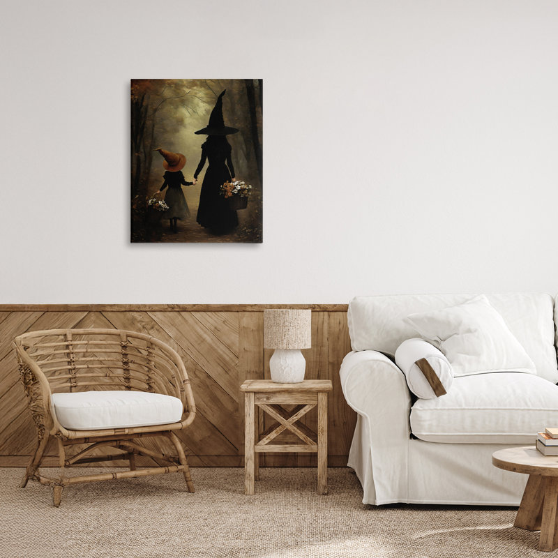 «Witch & Daughter Mystical Forest» par Arlington Prints, H 20 po x l 16 po