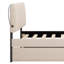 Lit plateforme tapissier simple avec lit gigogne Teddy-1153022004