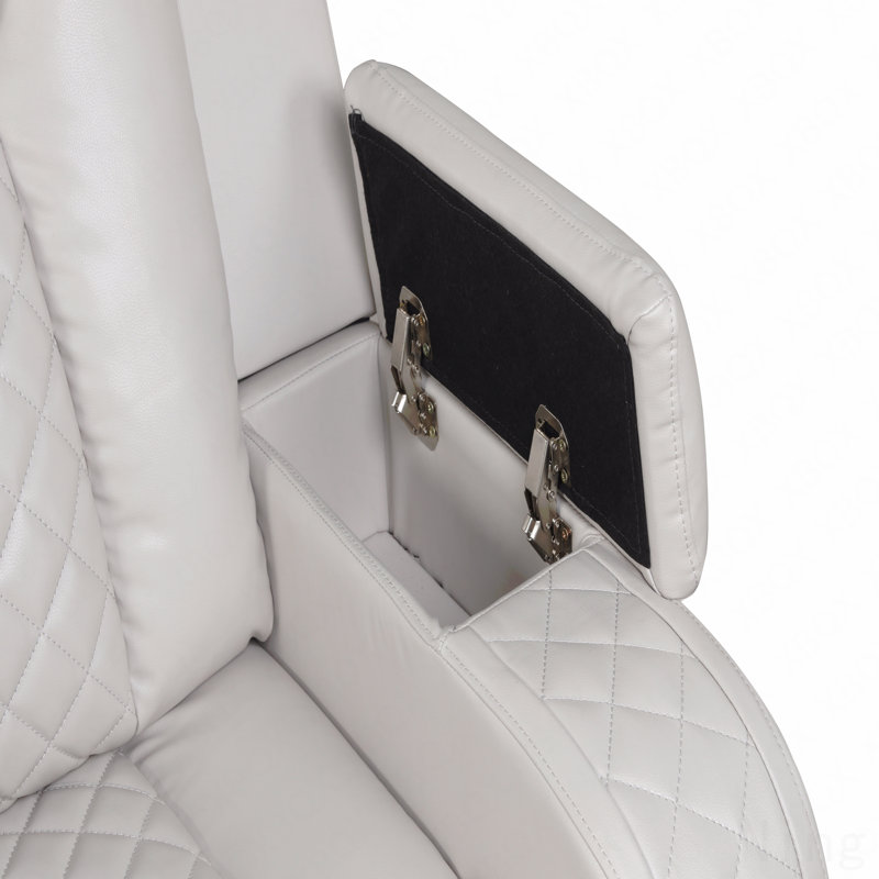 Ice Faux Leather 3PC LED Power Recliner Set
