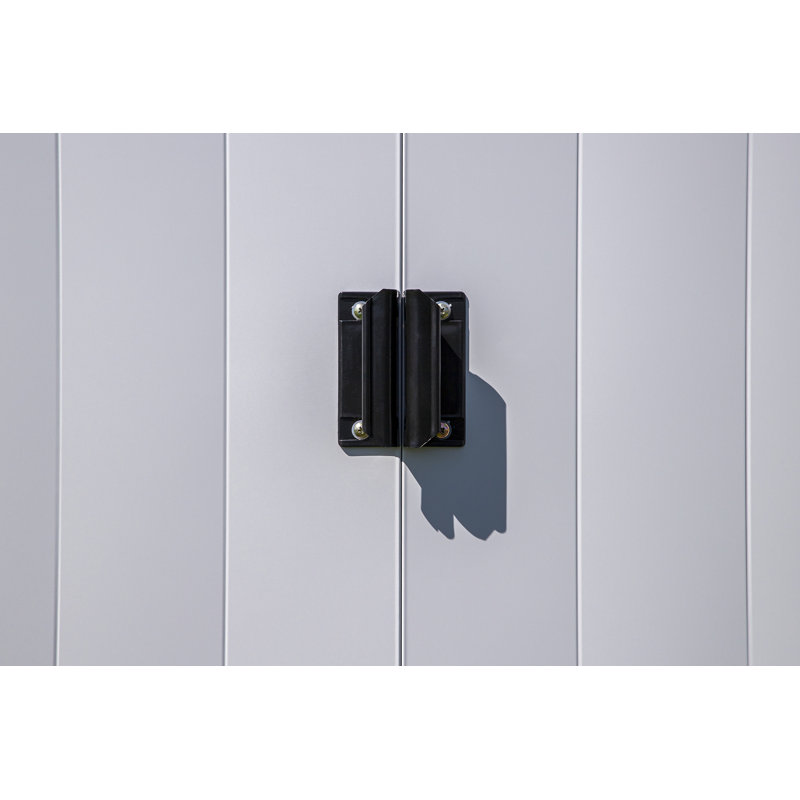 Classic Steel Storage Shed, 10X8, Charcoal, Charcoal, 123.25'' W X 95.25'' D X 75.9'' H
