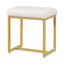 Coiffeuse de style moderne avec armoire latérale mobile et 4 tiroirs, coiffeuse de grande taille avec miroir et lumière DEL 3 couleurs, table de maquillage avec tabouret