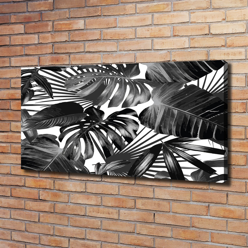 Tropical Leaves - Wrapped Canvas Print