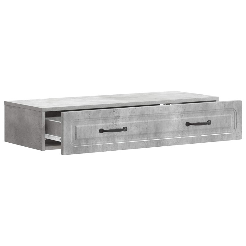 End Table, Concrete Grey