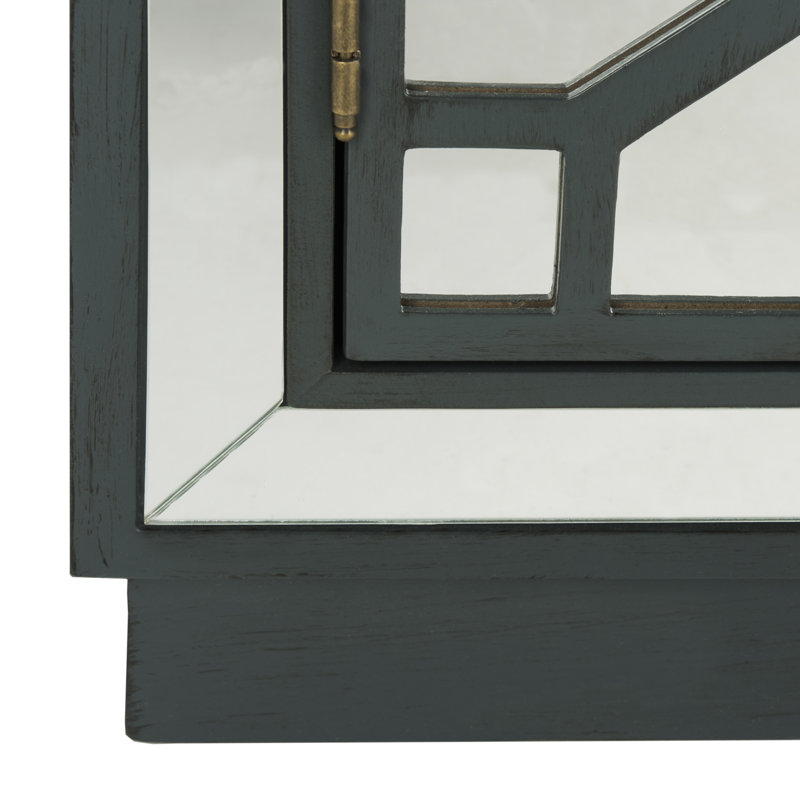 Table de chevet Glacaeu, Sarcelle acier