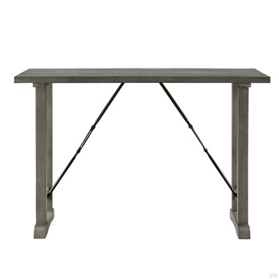 Finish Counter Height Table Industrial Design Kitchen Dining Furniture 1Pc
