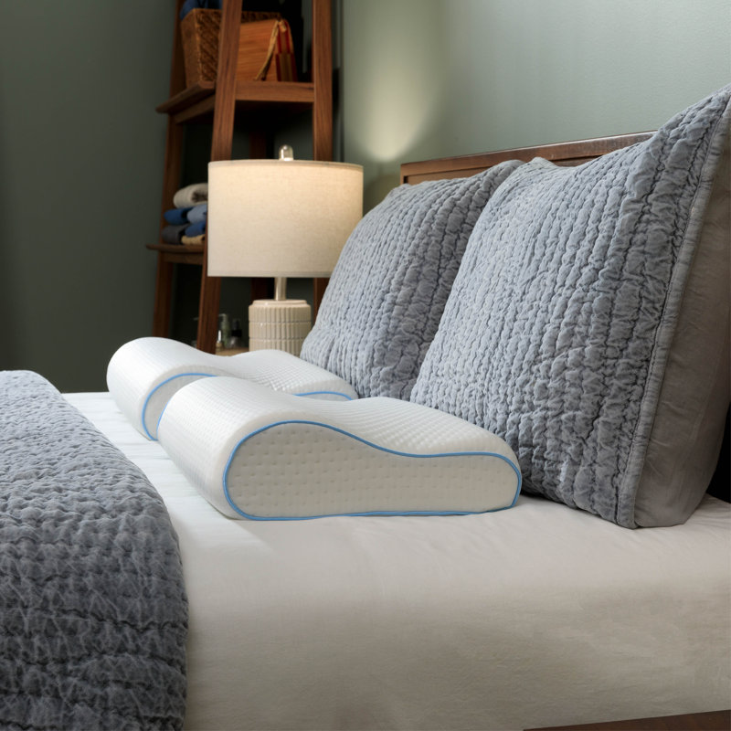 TEMPUR-Neck™ + Cooling Extra Firm Pillow, Medium Profile, 2 Pack
