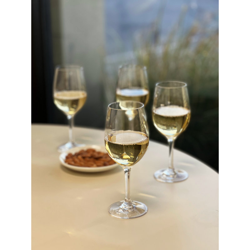 Ensemble de 4 verres à vin en plastique, 12 oz
