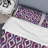 Purple Square Pattern Polyester Geometric Shapes Duvet Cover-1734787785