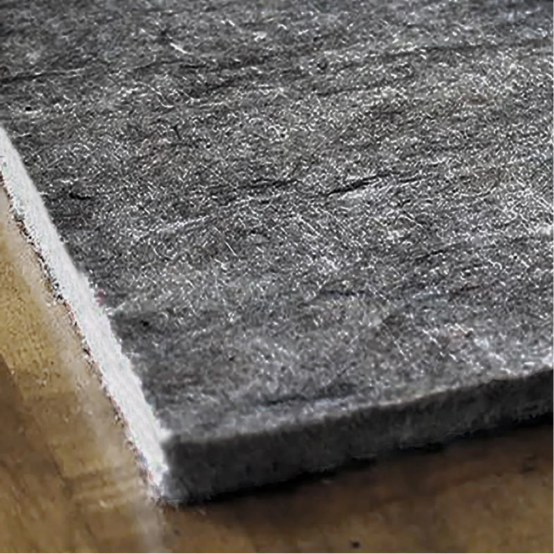 Sous-tapis gris de 6 pi x 9 pi - 1/3 po d'épaisseur, antidérapant, support rembourré pour les planchers durs