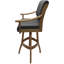 Tabouret de bar en cuir massif très grand en cuir - siège de 34 po-259526659