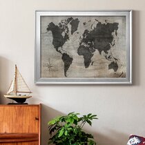 Mappemonde Poster Print by Pela Studio (12 x 18)