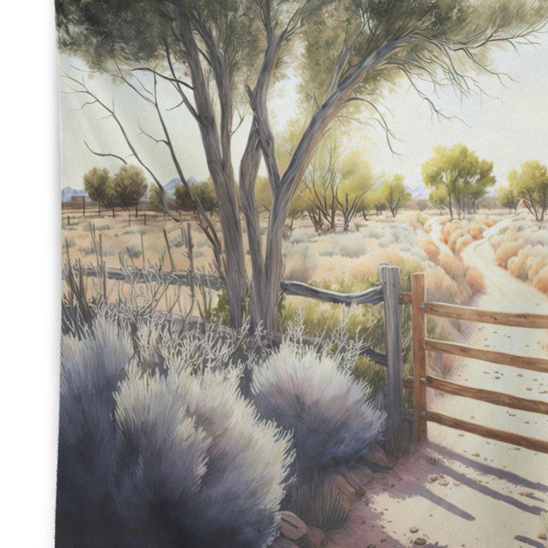- Tapisserie murale maison de campagne / campagne, H 50 po x l 60 po