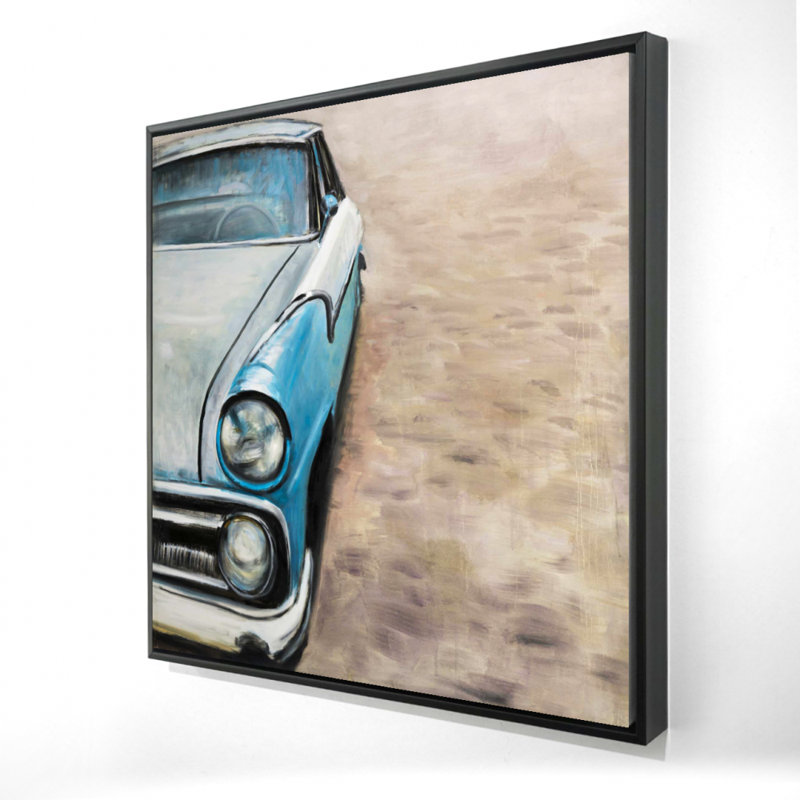 «Old Classic Car» sur toile, H 24 po x l 24 po