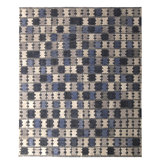 Hand Knotted Wool Geometric Area Rug