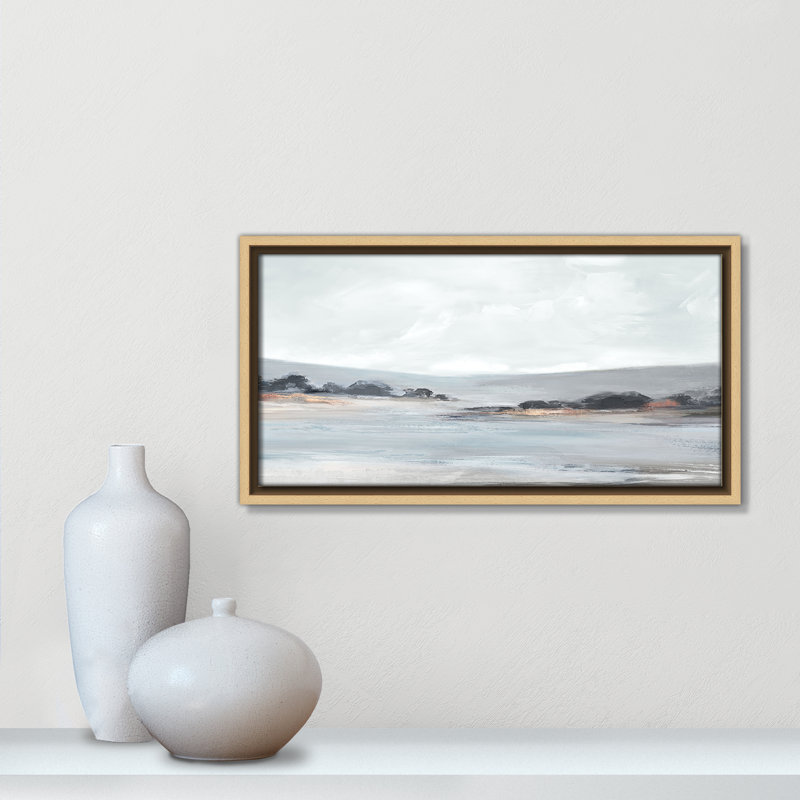 «Rolling Green Valleyys» - Version panoramique par Luna Mavis, Naturel, 9.5" H x 17.5" W