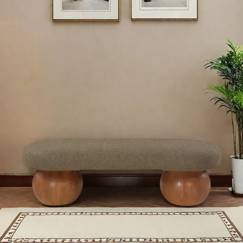 Frontenac, 17.72" H x 55" W x 15.75" D, Vert, Brun
