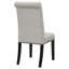Chaises d'appoint capitonnées (ensemble de 2)-872587046