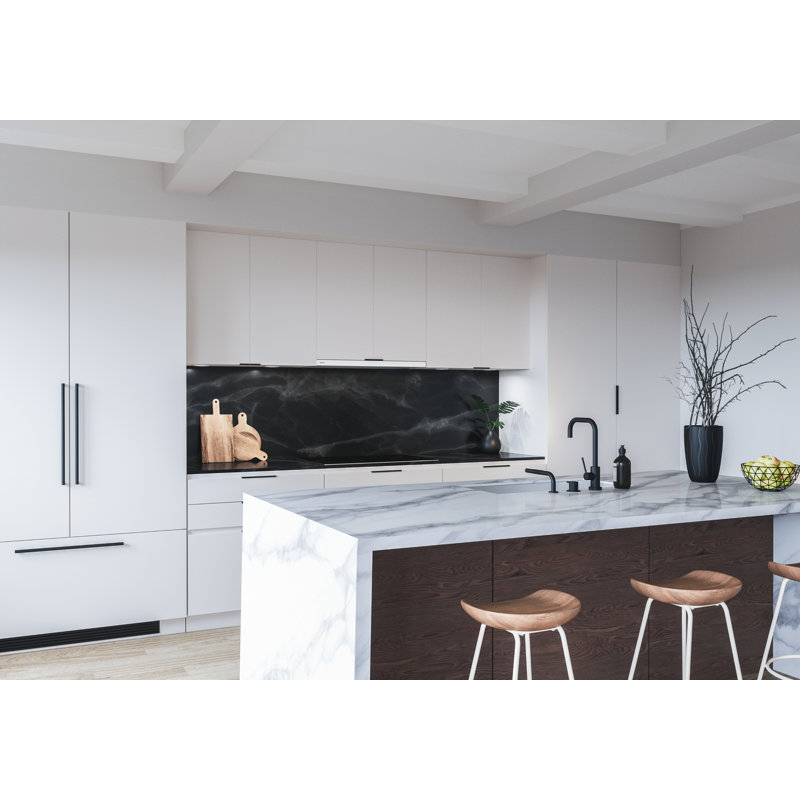 Core Zephyr 30" 500 CFM Under Cabinet Range Hood with LED Lighting in Stainless Steel, White