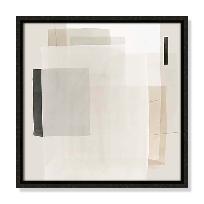 Mystical Momentum I par Hazel J, Cadre flottant espresso, H 13,5 po x l 13,5 po x P 2 po