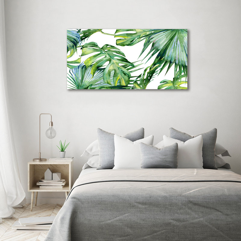 Tropical Leaves - Wrapped Canvas Print