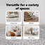 Rug Grey Polypropylene 120 X 120 Cm Non-Slip Area Rug Square-2089680997