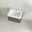 Armoire de salle de bain murale avec lavabo flottant 30 po avec lavabo intégré en céramique blanche-276286542-276286543