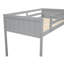 Lit mezzanine simple en bois, gris. Peut être ajusté librement. Fabrication. Pas de sommier tapissier. Lit gris facile à assembler. Fabrication en pin +. À gauche ou à droite. Ressort requis. Conception sécuritaire. Installation-299035916-299035906