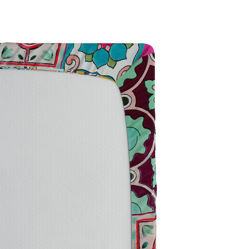 Microfiber Patchwork Fitted Sheet, Full Fitted Sheet