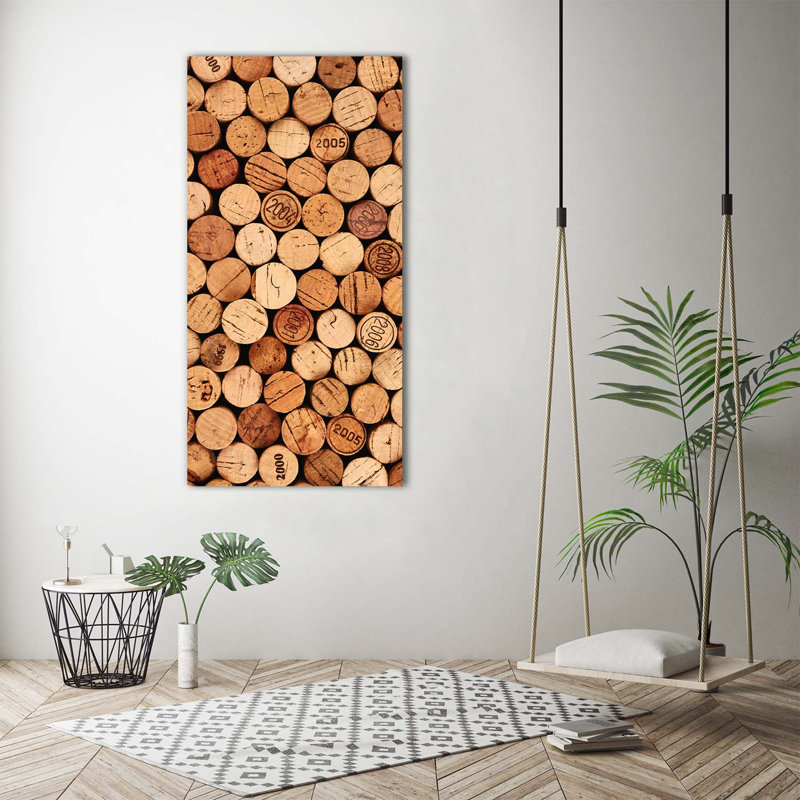 Corks Of Wine - Wrapped Canvas Print