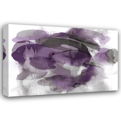 Ivy Bronx Jett, Kristina Gallery Wrapped Canvas Art Titled: Amethyst Flow II KJ114233