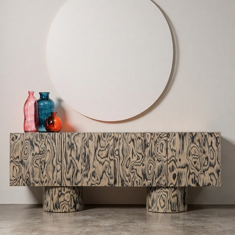 Commode d'entrée chinoise, H 31,5 po x l 78,7 po x P 15,7 po