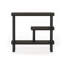 Support de rangement mince, peu encombrant, espresso / noir