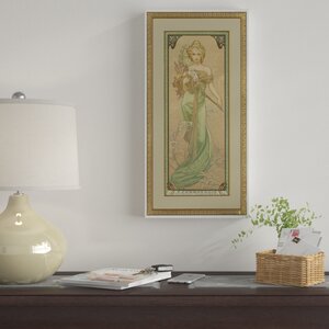 'Four Seasons: Spring, 1900' Oil Painting Print on Wrapped Canvas