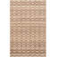 Tapis de la zone de laine brune 5 pi 1 po x 8 pi 1 po "one-of-kind" -the main noué la 2010 Grogan