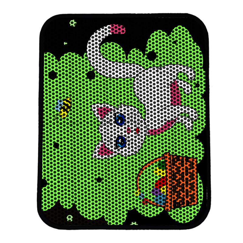 Premium Cat Litter Mat, 18 x 24 inches | 50% PVC / 50% Polyester, Machine Washable & Vacuum Friendly | Durable, Easy-Clean Design for Pet Owners | Protect Your Floors from Litter Messes