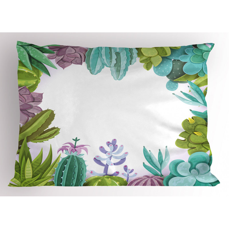 Garden Polyester Sham Set, Twin