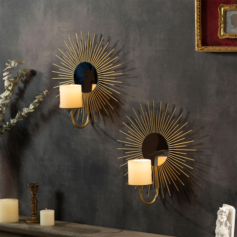 Metal Wall Candelabra