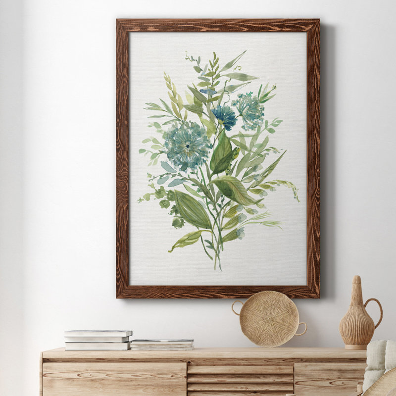 Toile encadrée Greenery II-Premium - prête à être accrochée, H 20 po x l 17 po x P 1,5 po, Érable