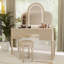 Ensemble de coiffeuse à miroir avec lumière DEL, ensemble de coiffeuse pour chambre à coucher / salle de maquillage-361818749