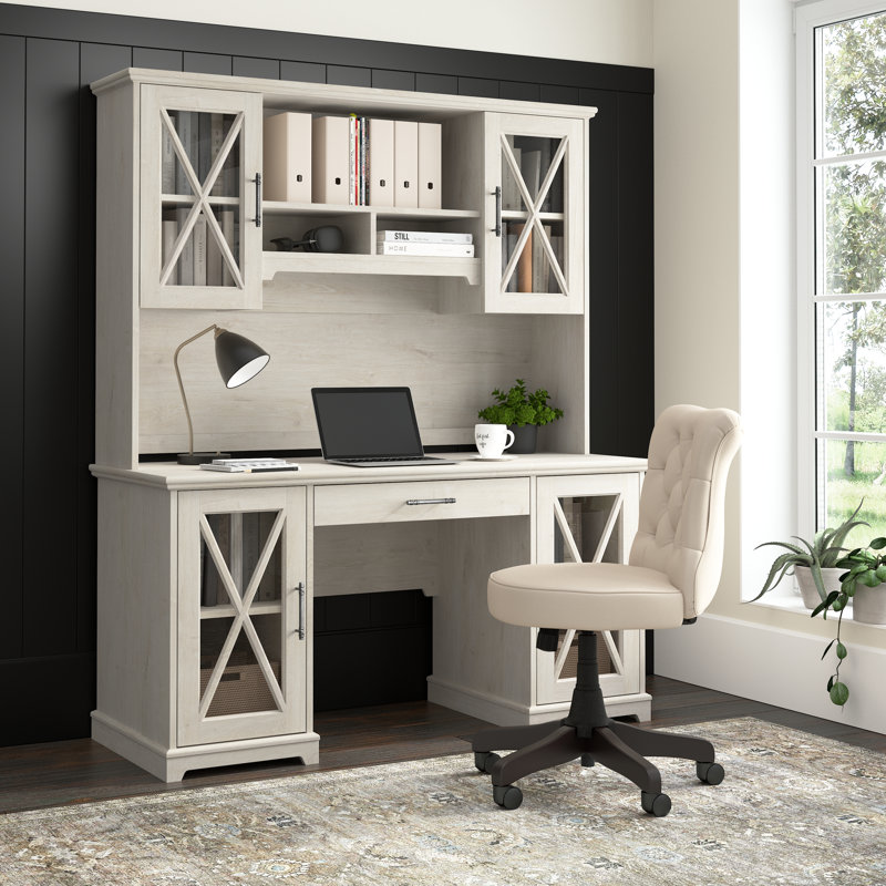 Bureau double caisson 60W avec rehausse Cokato