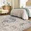 Tapis oriental bleu foncé, beige, ivoire et gris Arkeen-612710078
