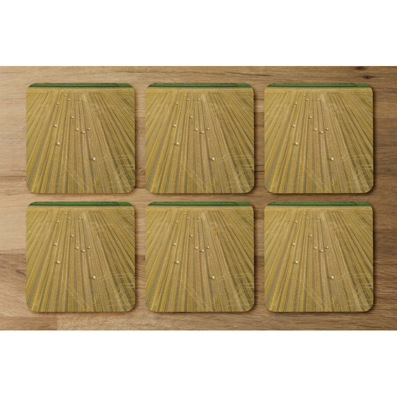 Square 6 Piece Coaster Set