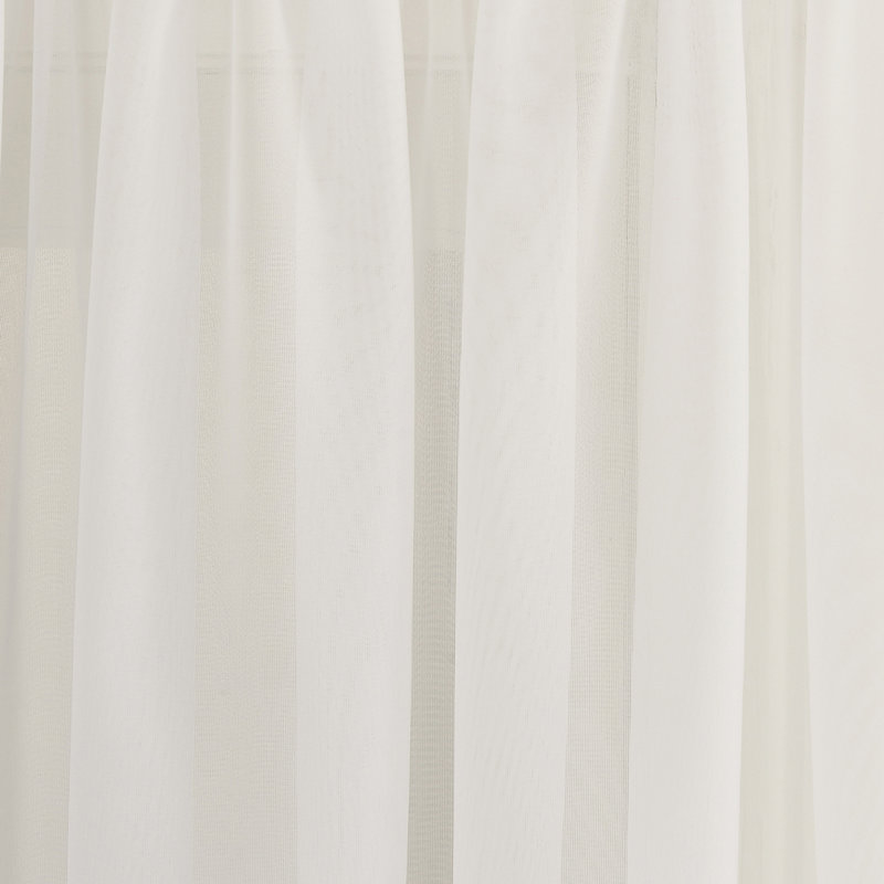 Écharpe de fenêtre en voile transparent Monona, Coquille d'oeuf