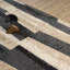 Tapis noir à motif de blocs modernes Abani Rugs-538769975