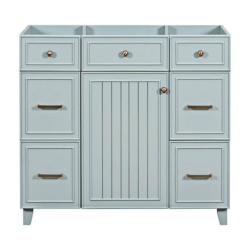 Base de meuble-lavabo simple 35,4 po seulement, Vert