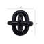 Sculpture Lary, marbre noir naturel 6 pouces Lary-124246092