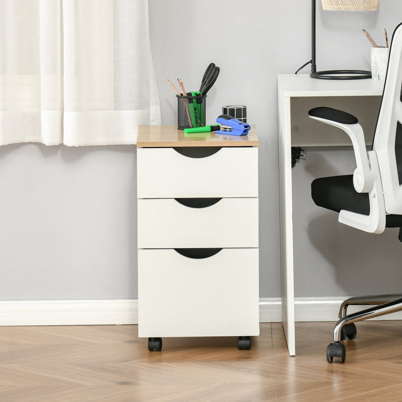 Bretagne 13.5'' Wide 3 - Drawer Filing Storage Cabinet