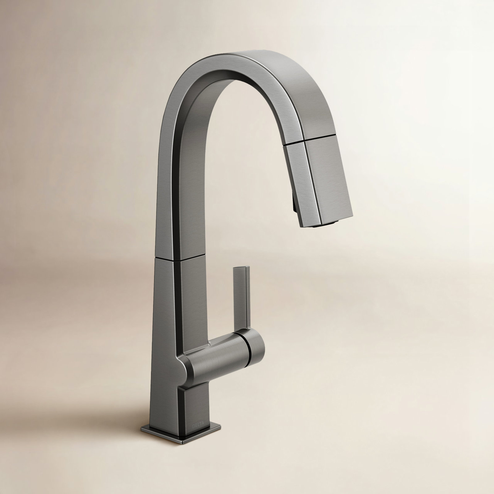 Pivotal Pull-Down Bar Faucet, Black Stainless